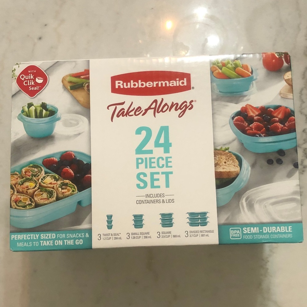 Rubbermaid 24 Piece Set